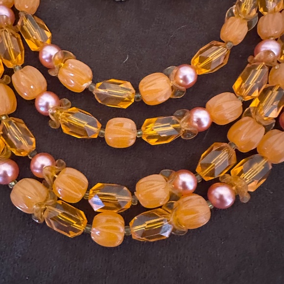 Vintage West Germany Necklace and Earrings Set - Picture 4 of 10